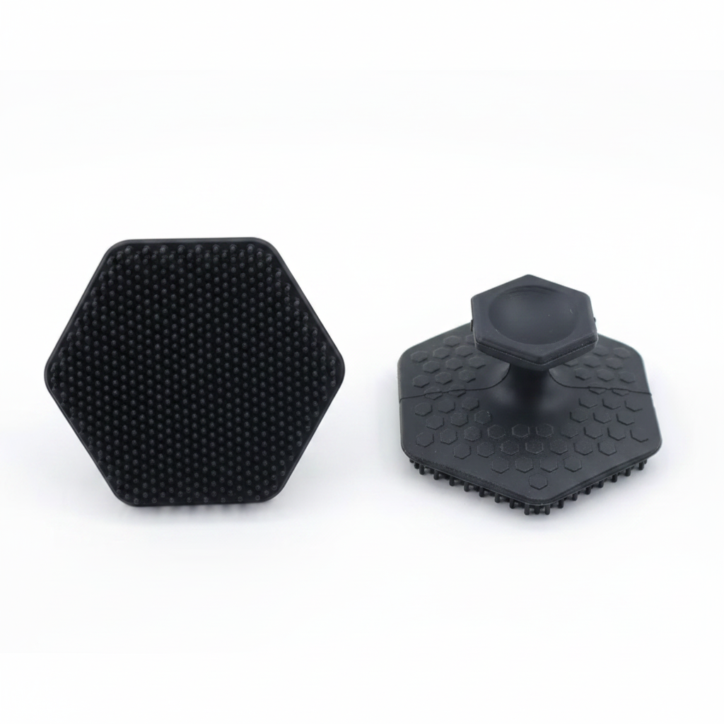 Hexagonal Silicone Facial Cleansing Brush